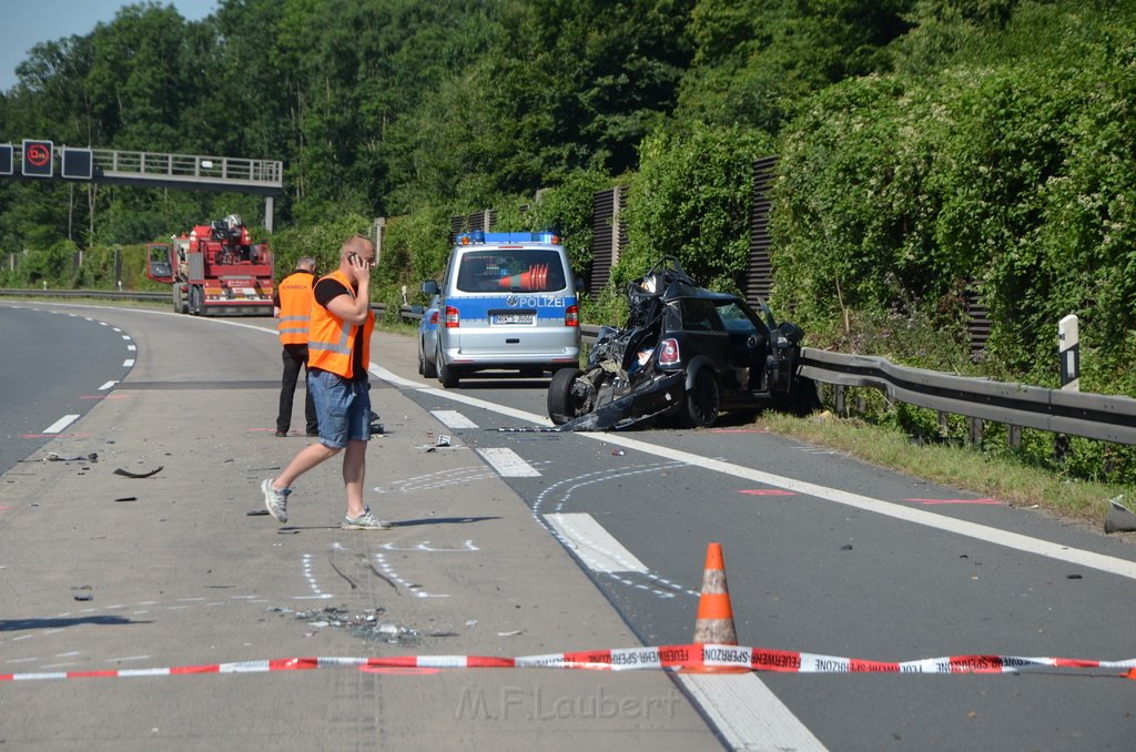 Schwerer VU A 4 Rich Aachen Hoehe Rastplatz Frechen P68.JPG - Miklos Laubert